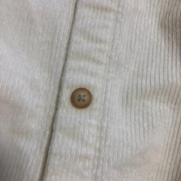 3/$25 ❥ NWOT Joe Fresh Cream White Cream Corduroy Shirt Jacket Shacket Plus 1X - Picture 8 of 8